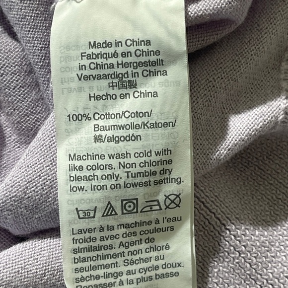 J. Crew Lavender Sleeveless Scoop Rib Neck Cotton Top S - Picture 8 of 8